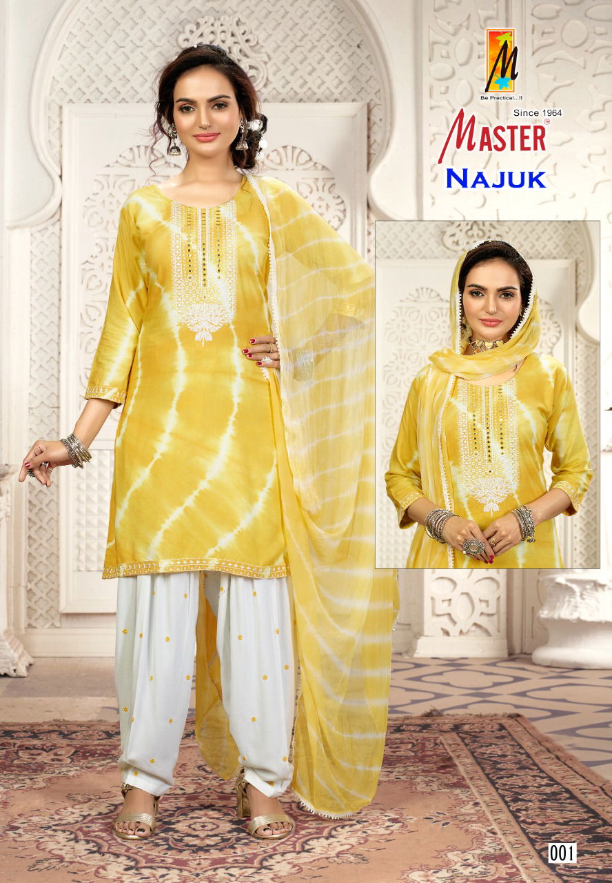 Master Najuk Ethnic Wear Wholesale Readymade Suits Catalog